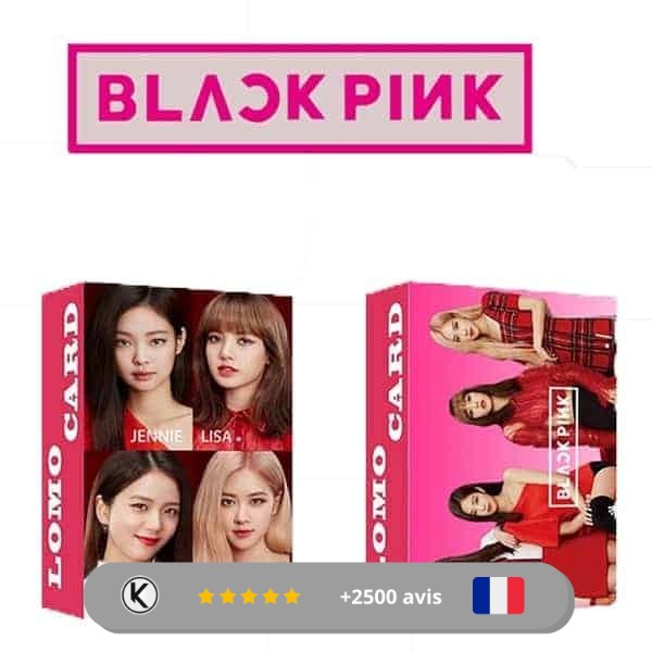 Lot De 54 Cartes Photos Blackpink THE ALBUM - Lomo Cards Avec Lisa, Jisoo, Jennie, Rose - Cadeau Parfait Pour Les Blinks