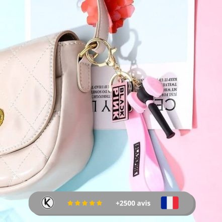 Porte-clés Collector Blackpink Avec 103 Stickers - En Métal émaillé, Dimensions 5x3 Cm - Cadeau Fan K-pop